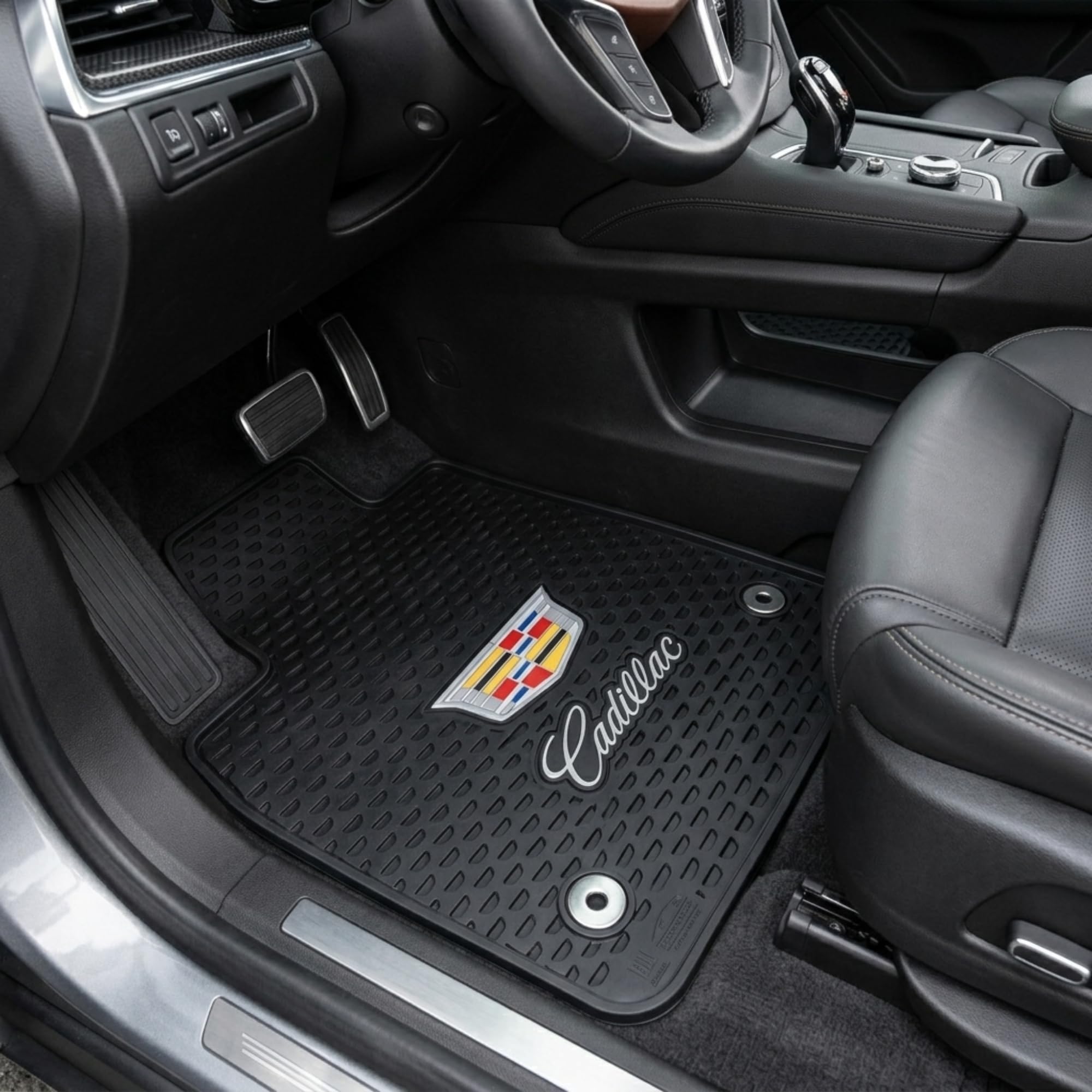 Lloyd Mats Custom-Fit All-Weather Rubber Floor Mats for Cadillac